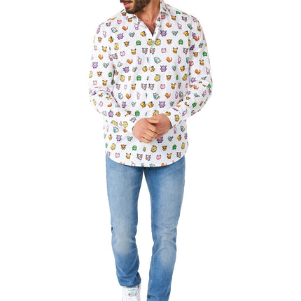 Camisa Pixel Pokémon Hombre OppoSuits