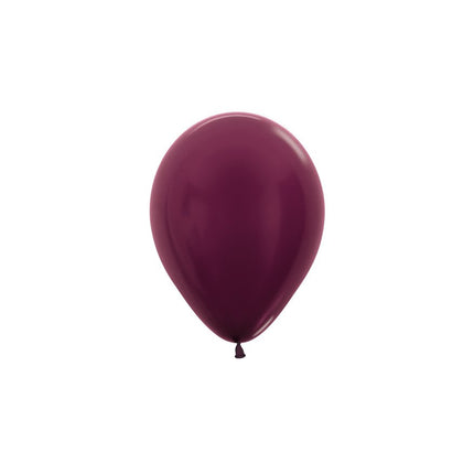 Globos Metálicos Borgoña 12cm 50pcs