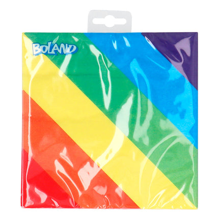 Servilletas Arco Iris 33cm 20ud