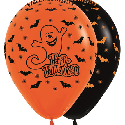 Globos Happy Halloween Mix 30cm 25pcs