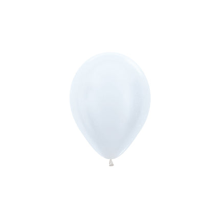 Globos Blanco Perla 12cm 50pcs