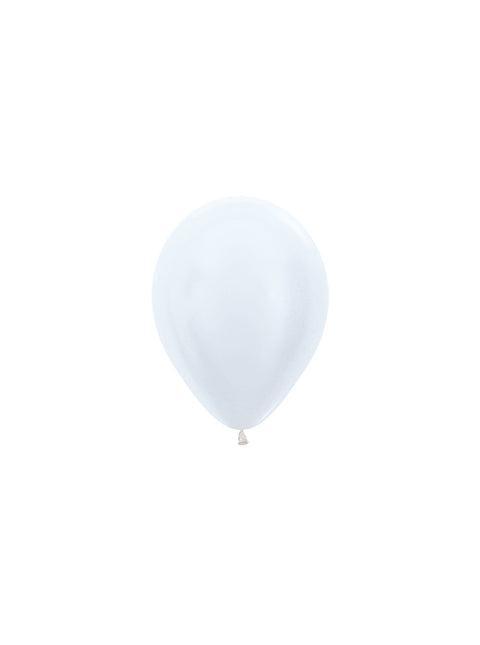 Globos Blanco Perla 12cm 50pcs