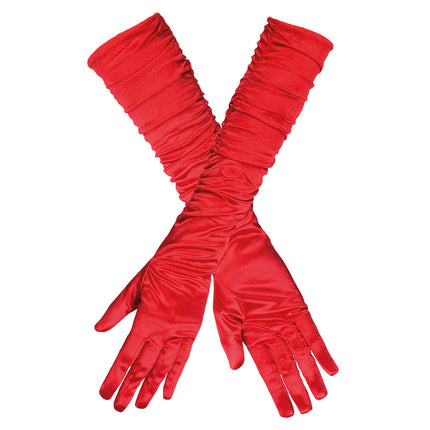 Guantes Largos Rojo