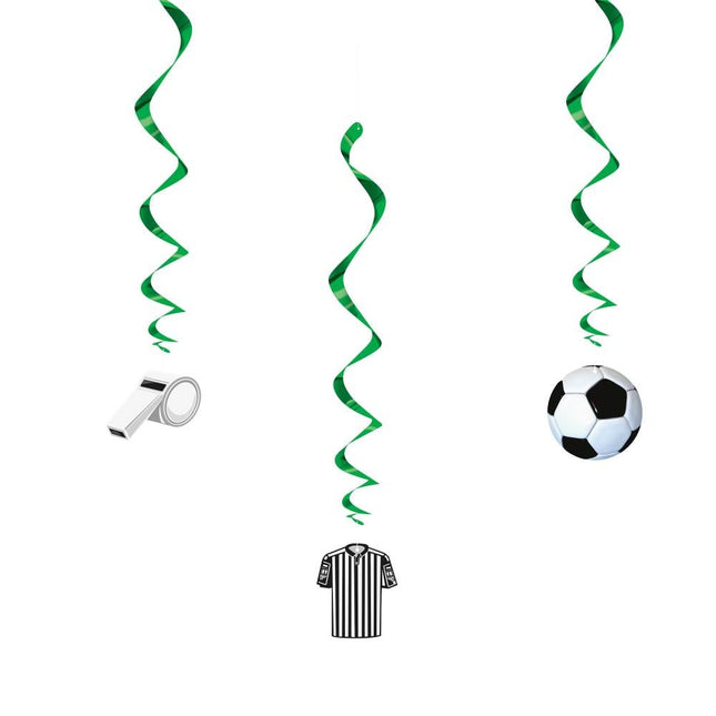 Fútbol Colgante Decoración 66cm 3pcs