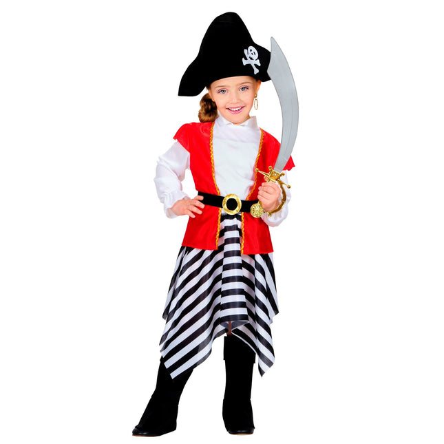 Piratesuit Negro Blanco Chica