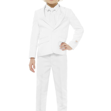 Niño de traje blanco OppoSuits