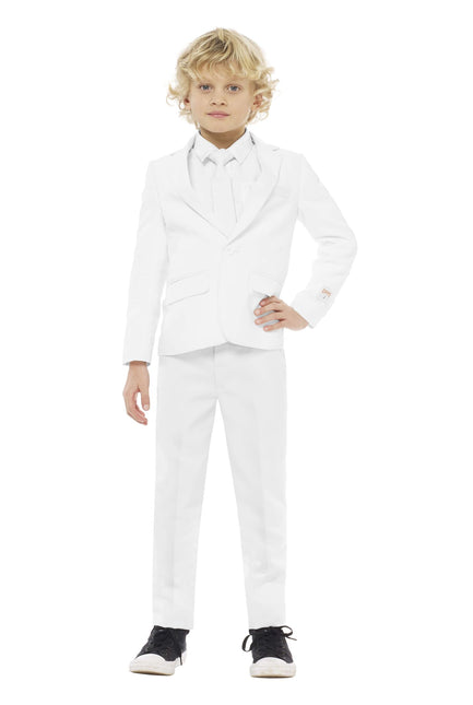 Niño de traje blanco OppoSuits