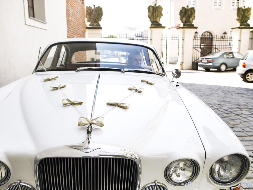 Set Decoración Coche Lazos de Boda