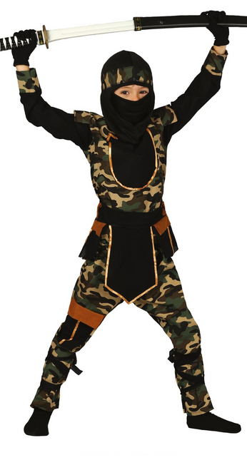 Traje Ninja Camuflaje Infantil