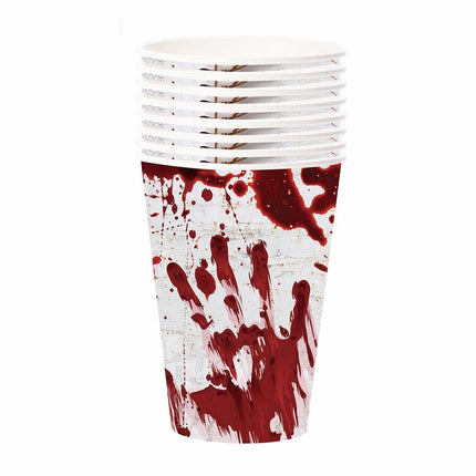 Copas de Halloween Sangre 355ml 6pcs