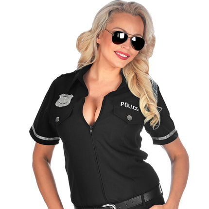 Blusa Policía Negra Señoras