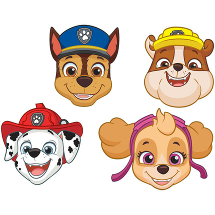 Máscaras Paw Patrol 25.3cm 8pcs