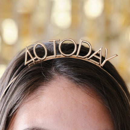 Diadema 40 Años 13cm