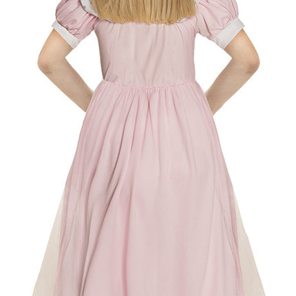 Vestido Princesa Infantil Rosa Deluxe 3/4 años