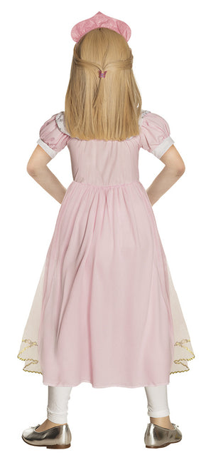 Vestido Princesa Infantil Rosa Deluxe 3/4 años