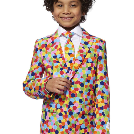 Traje de fiesta confeti niño OppoSuits