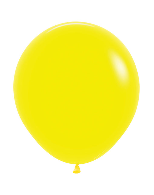 Globos Amarillo 45cm 25uds