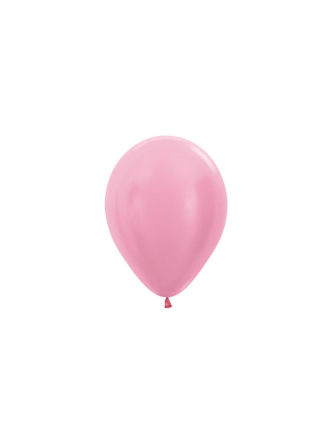 Globos Rosa Perla 12cm 50pcs