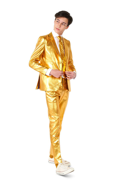 Traje Dorado Niño Adolescente OppoSuits