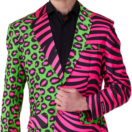 Pantera Tigre Neón Blazer Hombre Suitmeister