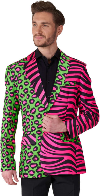 Pantera Tigre Neón Blazer Hombre Suitmeister