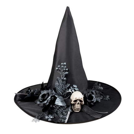 Sombrero de bruja de Halloween Calaveras