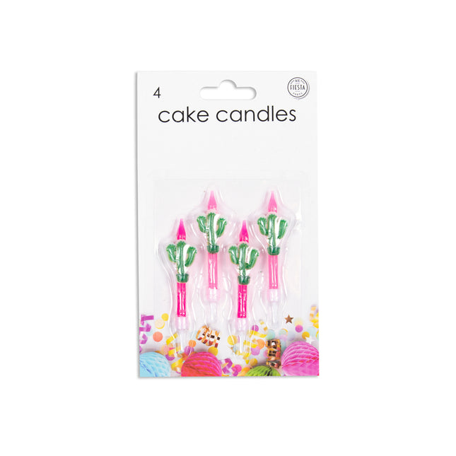 Velas Cactus 5.9cm 4pcs