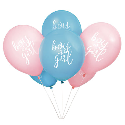 Globos de Revelación de Sexo Niño o Niña 30cm 8pcs