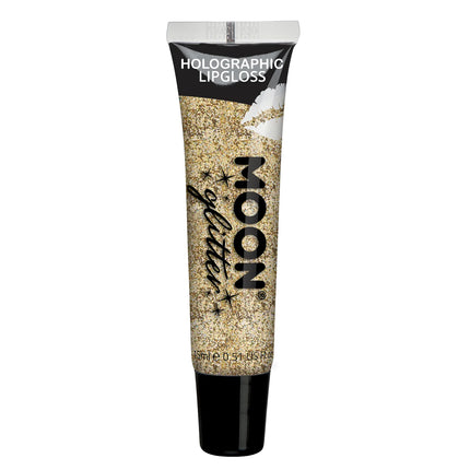 Brillo de labios con purpurina holográfica Moon Glitter Oro 15ml