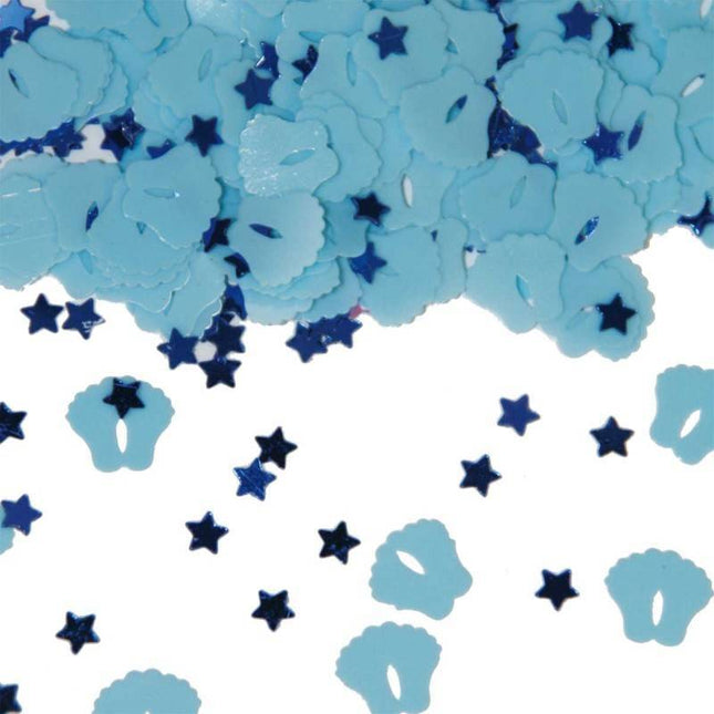 Pies de Confeti de Mesa Azul 1cm 600pcs