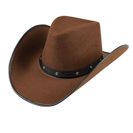 Sombrero de vaquero Marrón 45cm