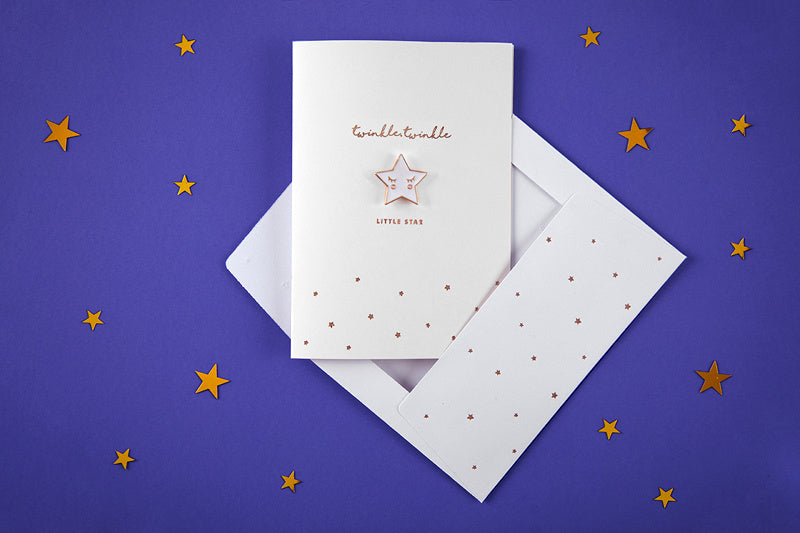 Tarjeta de felicitación Twinkle Little Star 14,8cm