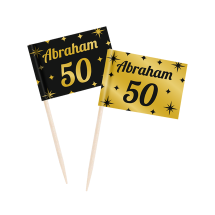 Palillos de cóctel Abraham 6,5cm 50uds.