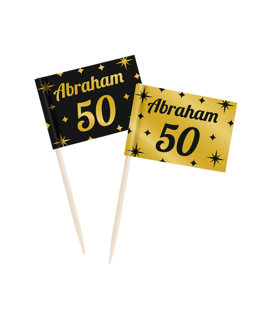 Palillos de cóctel Abraham 6,5cm 50uds.