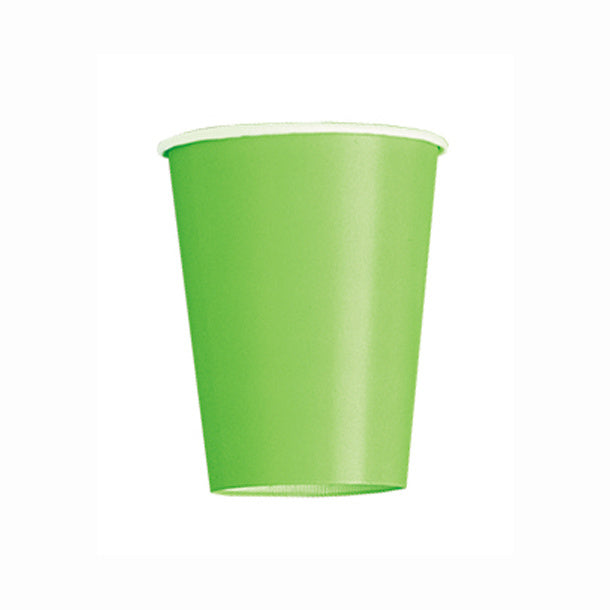 Vasos Verde Lima 266ml 14uds.