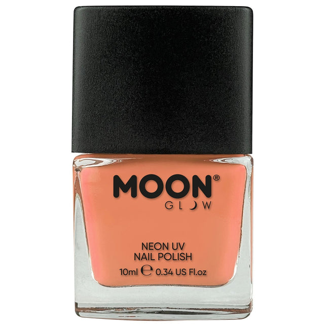 Esmalte de uñas UV neón pastel Moon Glow Naranja Pastel 14ml