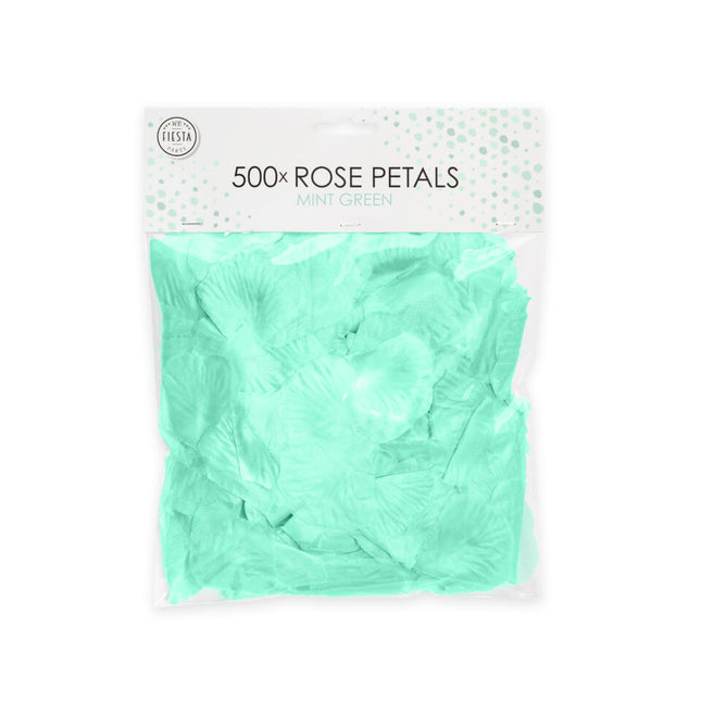 Pétalos de rosa verde menta 500uds