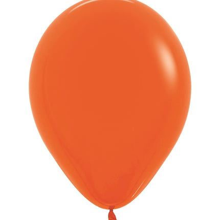 Globos Naranja 25cm 100uds