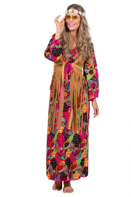 Vestido Hippie Largo de Colores