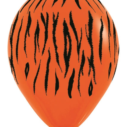 Globos Jungle Stripes Mix 30cm 25pcs