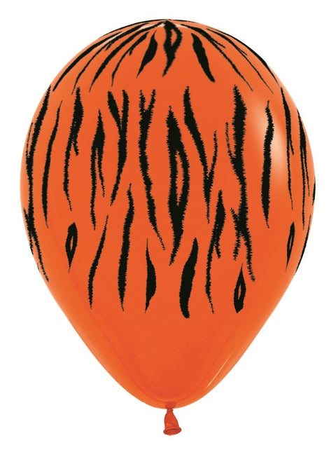 Globos Jungle Stripes Mix 30cm 25pcs