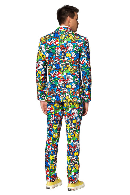 Super Mario Traje Hombres OppoSuits