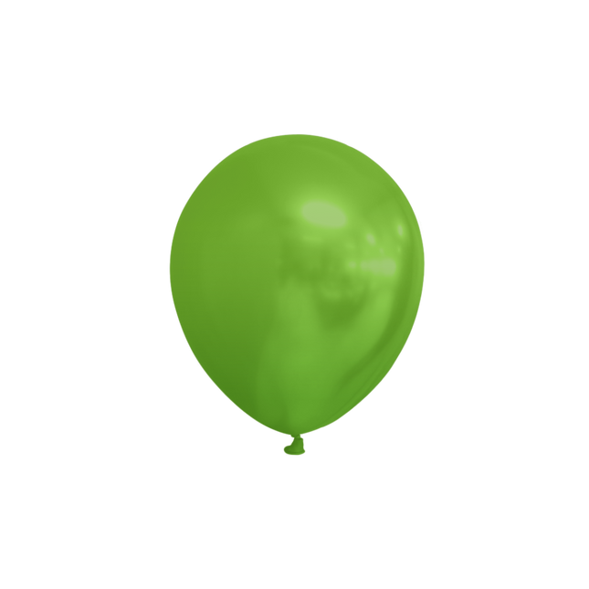 Globos Verde Lima Metalizados 13cm 100pcs