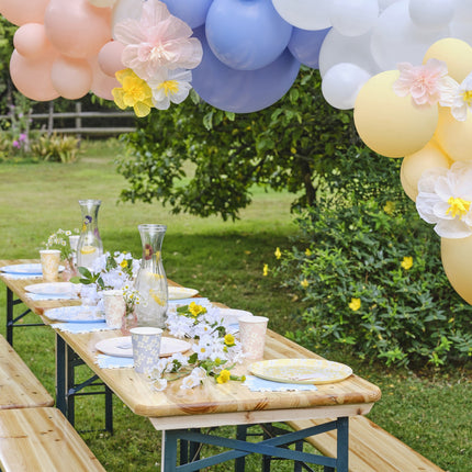 Fiesta de Primavera Arco de Globos Flores