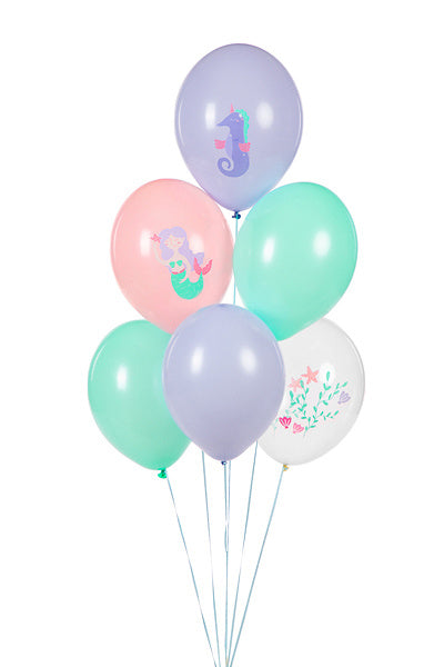 Globos Sirena 30cm 6pcs