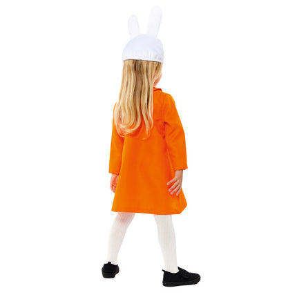 Disfraz Infantil Miffy Vestido Naranja