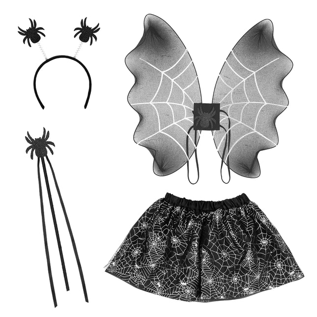 Set Accesorios Halloween Niña 4 piezas