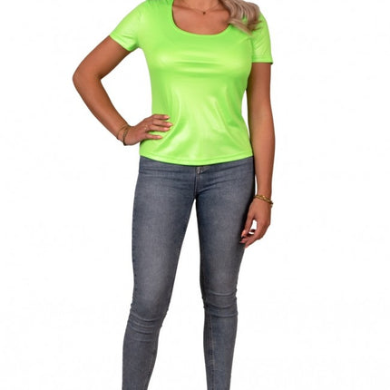 Camiseta Mujer Verde Neón