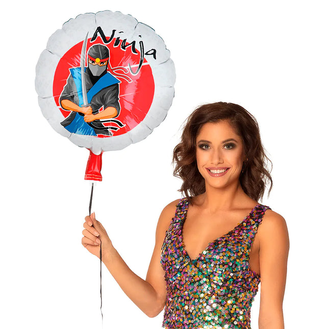 Globo de Helio Ninja Vacío 45cm