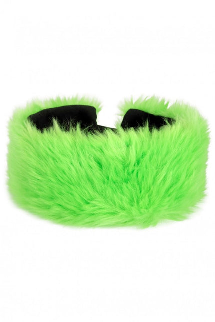 Diadema Peluche Verde